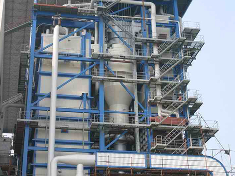 Circulating fluidized bed coal-fired boiler