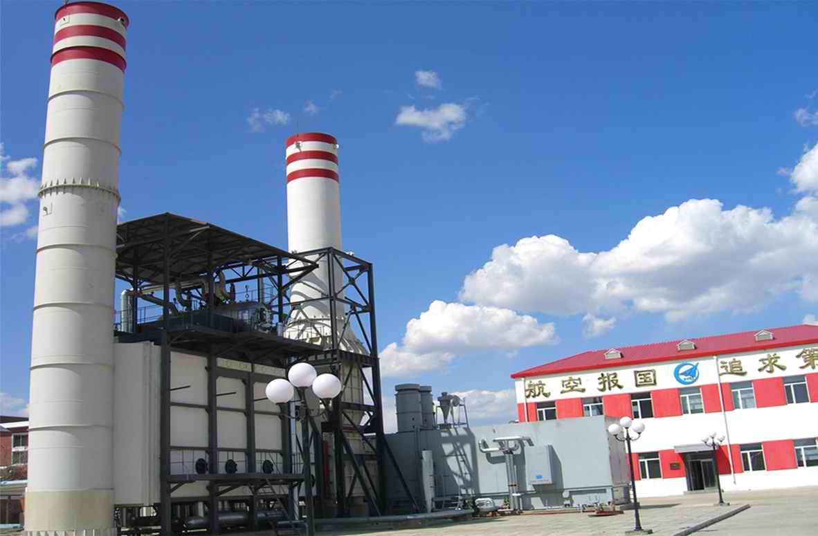 Gas turbine waste heat boiler